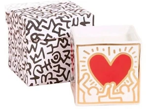Keith Haring Scented Candle by Ligne Blanche Paris - Heart/Gold - Picture 1 of 2