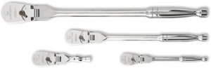 GEARWRENCH 4 Piece 1/4", 3/8" & 1/2" Drive 120XP™ Flex Head Ratchet Set | 81230P - Picture 1 of 2