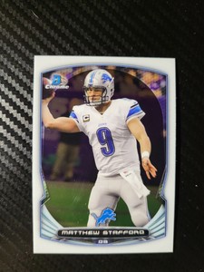 2014 Bowman Chrome Football #20 Matthew Stafford Detroit Lions RAMS 