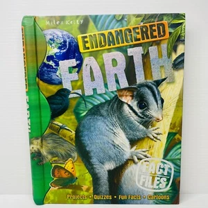Fact Files Endangered Earth: Steve Parker + Anna Claybourne Spiral bound HC Book - Imagen 1 de 9