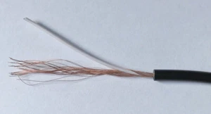 Single Core Screened Audio Cable - Sold Per Metre - Picture 1 of 1