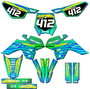  SR 125 AUTO TIGRE Blue Senge Graphics Kit Compatible with SSR - Imagen 1 de 10