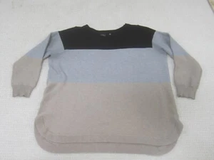 Cyrus Shirt Womens 1X Brown Casual Blouse Crew Neck Rayon Long Sleeve Top - Picture 1 of 9