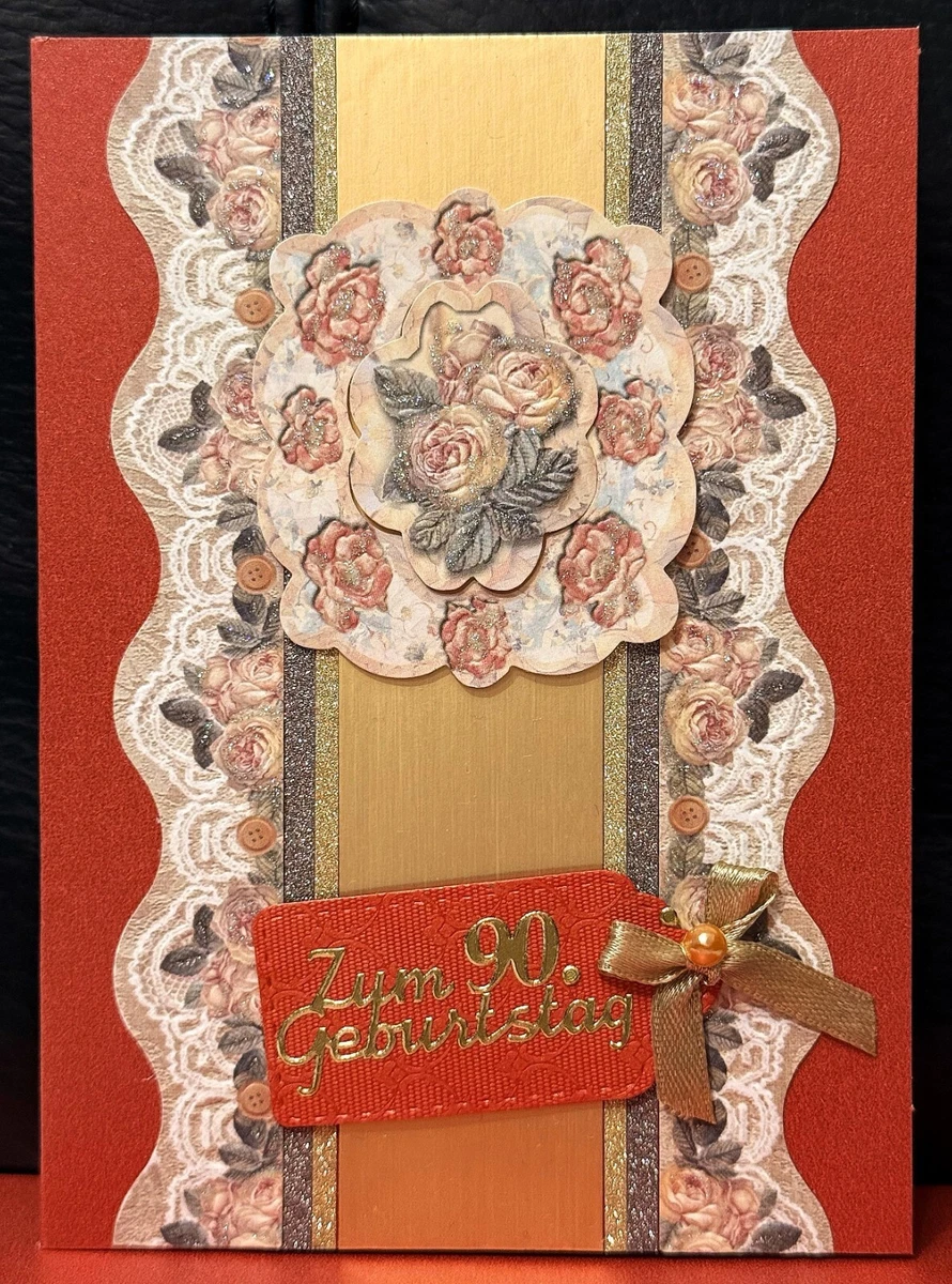 Hallmark Geburtstagskarte Zum 90. Geburtstag – Mit Elegantem Geprägtem Goldfolien-Text