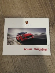 2013 Porsche Cayenne Getting to Know You Supplement Guide  - Picture 1 of 5