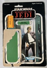 Vintage Kenner 1983 Star Wars Return of the Jedi Han Solo Card back No. 39339