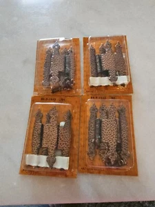 Vintage  Antique Copper Cabinet "H" Hinges Lot Of 8  3.5" 4 Packs of 2 hinge NEW - Picture 1 of 7