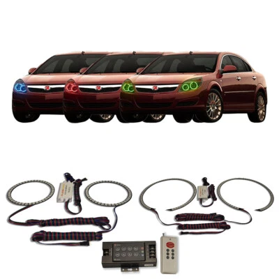 RGB Multi Color RF Headlight Halo kit for Saturn Aura 07-09 - Image 1 of 4