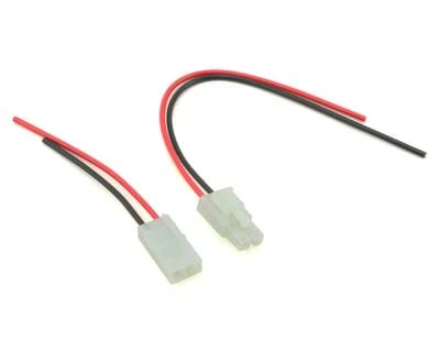 Tamiya 7.2V NiMH Connector Set w/Wire Leads (Male & Female) [TAM50106] - Image 1 of 2