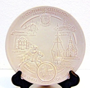 VTG Frankoma Bi-Centennial Celebration Plate Provocations 1in the Series 1972 - Picture 1 of 8