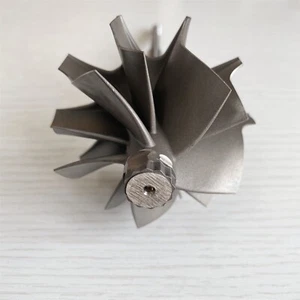 HX40 64X76mm 5+5 palas turbo rueda/eje de turbina y rueda para turbocompresor - Imagen 1 de 7