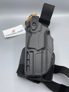 Safariland 7TS SLS LH Leg Rig Black Holster, BERETTA 92 M9 M9A1 M9A3 M9A4 - Picture 1 of 7