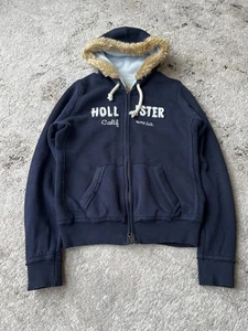 Cropped If Six Was Nine Hysteric Style Logo Fur Washed Hood Zip Hoodie - Picture 1 of 9