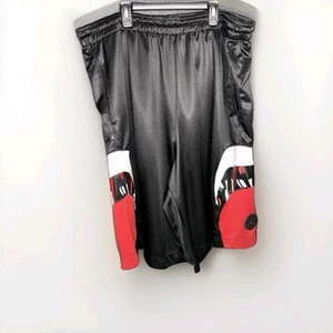 Air Jordan Jumpman Long Basketball Shorts 2XL Black Red White Grey Design Curve* - Picture 1 of 14