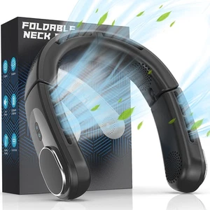ChillGo Neck Fan - 4 Turbo Foldable Portable Fans - Personal Bladeless Fan 52... - Picture 1 of 7