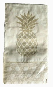 Pineapple Welcome Paper Napkins Hand Towels Guest Summer Beach 20 pk Set of 2 - Picture 1 of 12
