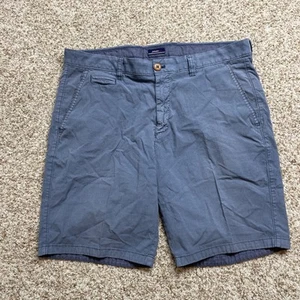 Johnnie O Shorts Mens 35 Blue Chino Pockets Golf Surfing Preppy Casual - Picture 1 of 7