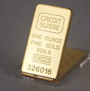 Schweizer Goldbarren | 1 Unze Gold sind 31,1 g mit einer Feinheit von 999,9/1000 - Bild 1 von 5