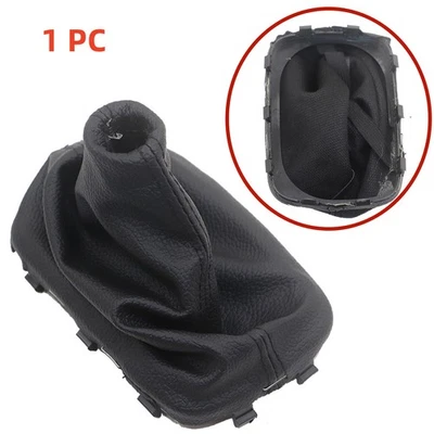 Botas de cuero negras con perilla de cambio de marchas A/T para Kia Forte Koup 2009-13 846401M500WK Foto 1 de 4