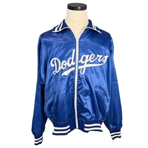 Chaqueta de satén vintage de los 80 MLB Dodgers X-Large de Felco EE. UU. - Imagen 1 de 11