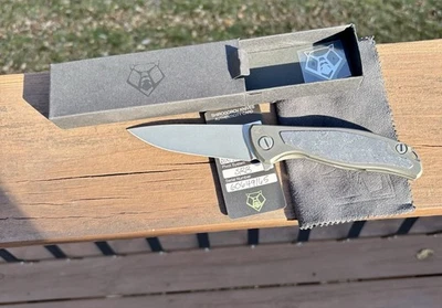 Shirogorov F95N Elmax Black And White Micarta - Excellent Condition - Image 1 of 4