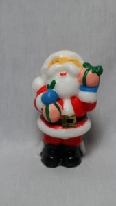Babbo Natale vintage 5" senza profumo con regali candela Natale inverno vacanze - Foto 1 di 2
