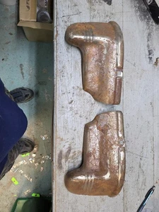 1947 1948 MERCURY BUMPER WING TIPS ACCESSORY. Original Pair - Picture 1 of 24