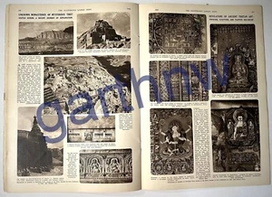TIBET 1934 MONASTERIES PICTORIAL * TSAPARANG TSETANG THOLING + PARIS RIOT PHOTOS - Picture 1 of 3