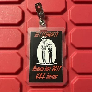 UBS Indycent Starbase Indy Get Schwifty Todo Acceso Clip On Pass Usado 2017 - Imagen 1 de 3