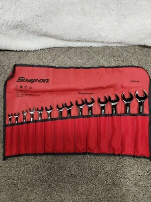 Snap-on™6 thru 19 mm 12-point box Short Combination Wrench Set OEXSM714K•New! - Image 1 of 3