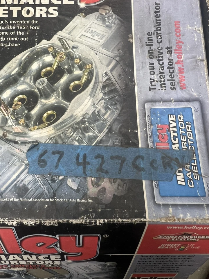 Corvette 427 1967 390 hp 3811 Holley ¡Nuevo en caja!!!!!! 3906633-EO Foto 1 de 4