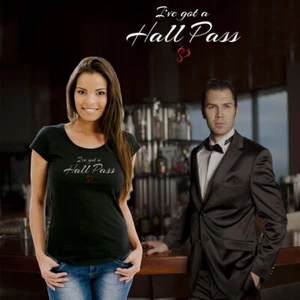 Hotwife Hall Pass Cuckold Cuckoldress Swinger Wife Swap Ladies T-shirt - Picture 1 of 14
