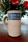 Scripture inscribed Hebrews 13:21 Large Pottery Mug, handmade - Worthy Vessels 