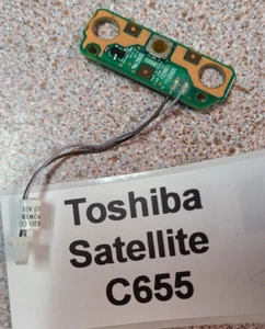 Toshiba Satellite C655 C655D Power Button Board - Picture 1 of 2