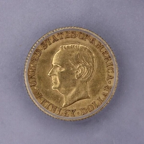 1916-P 1916 McKinley Gold Dollar $1 Commemorative ICG - MS63 Cover