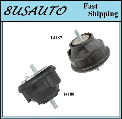 2PCS LEFT & RIGHT MOTOR MOUNT FIT 2001-2005 BMW 320i 2.2L M54 - Image 1 of 4