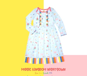 Girls Wildflowers Clothing Magic Kingdom Nightgown Nightie Size 14 NEW - Picture 1 of 2