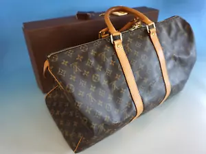 Louis Vuitton Reisetasche Tasche Keepall bravel bag Monogram braun (0524-116) - Bild 1 von 12