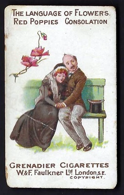 FAULKNER - THE LANGUAGE OF FLOWERS (GRENADIER) - RED POPPIES, CONSOLATION - Image 1 of 2