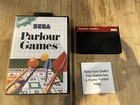 Parlour Games. Sega Master System Game - Photo Paper Cover - Tested - PAL No Man