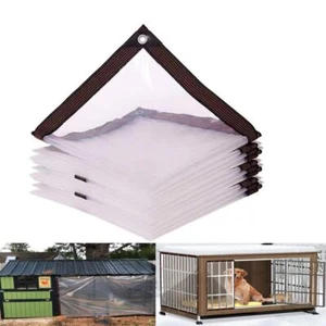 Clear Tarps Heavy Duty Waterproof for Greenhouse Garden Patio,3' X 6' - Picture 1 of 6