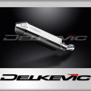 Suzuki SV650 2003-2012 Slip On 13" Tri-Oval Stainless Exhaust Muffler Kit - Picture 1 of 5