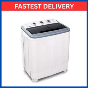 5KG Mini Portable Twin Tub Washing Machine Laundry Spin Wash Washer Dryer Combo - Picture 1 of 1