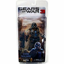 NECA GEARS OF WAR 3 COG Soldier 7in. Action Figure  w/ Retro Lancer