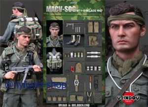 UJINDOU UD9021 1/6 Vietnam War US ARMY MACV-SOG Recon Team in Laos 1967 Figure - Picture 1 of 11