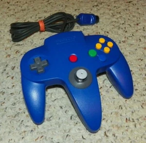 Official Nintendo - Nintendo 64 Controller (NUS-005) - Blue - Picture 1 of 1