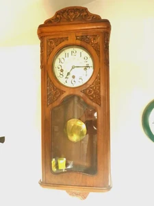 Quality Rose Carved Westminster Chime Wall Clock - Picture 1 of 17