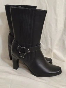 Milwaukee motorcycle boots Ladies Siren Black MVB264 Size US 7.5 / UK 5.5 NWOB - Picture 1 of 8