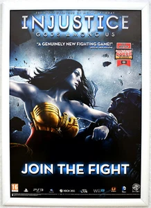 Injustice: Gods Among Us RARO PS3 XBOX 360 42 cm x 59 cm poster promozionale #2 - Foto 1 di 2