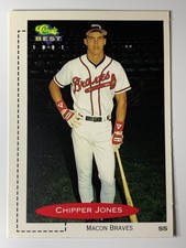 1991 Classic Best  Chipper Jones HOF Atlanta Macon Braves